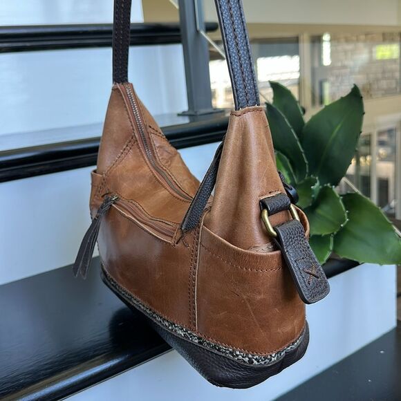 The Sak Genuine Leather Shoulder Bag purse soft luxurious clean - Picture 3 of 10